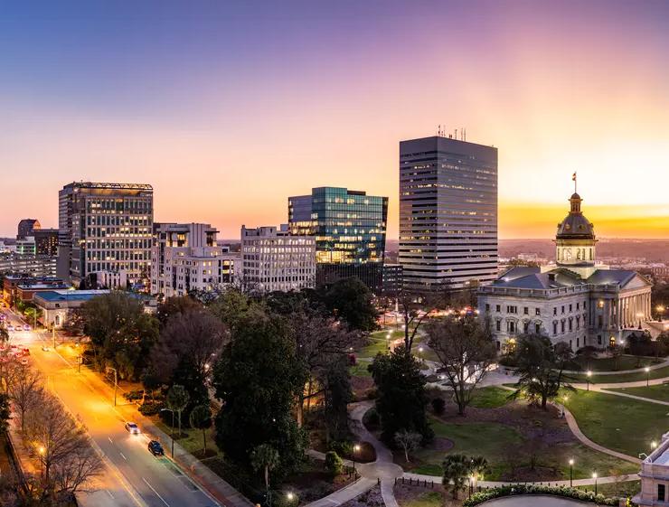 columbia skyline